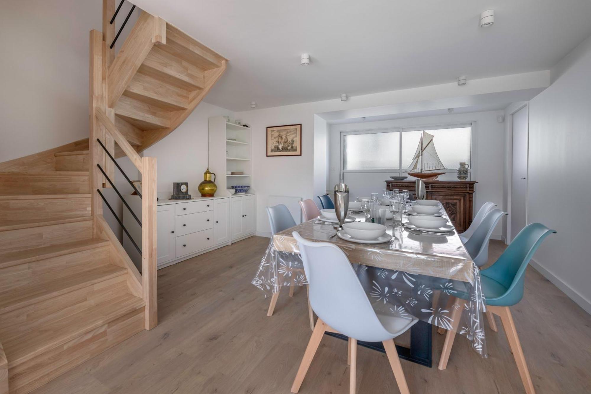 Maison Familiale A 400M De La Mer Pour 8, 포르닉 외부 사진